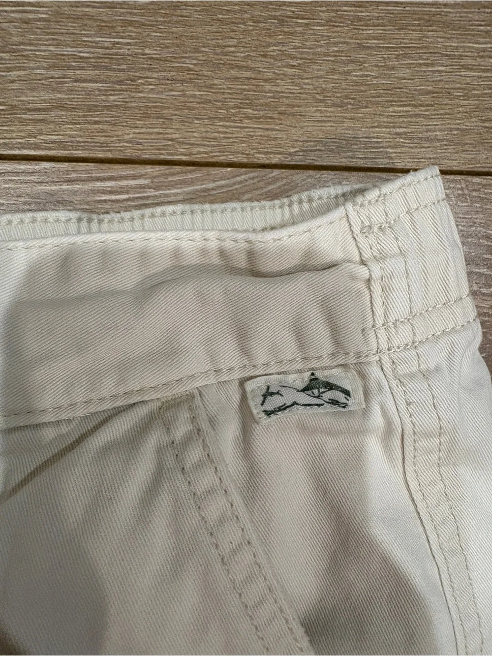 Kahala Men's Flat Front Cotton Shorts in Cream